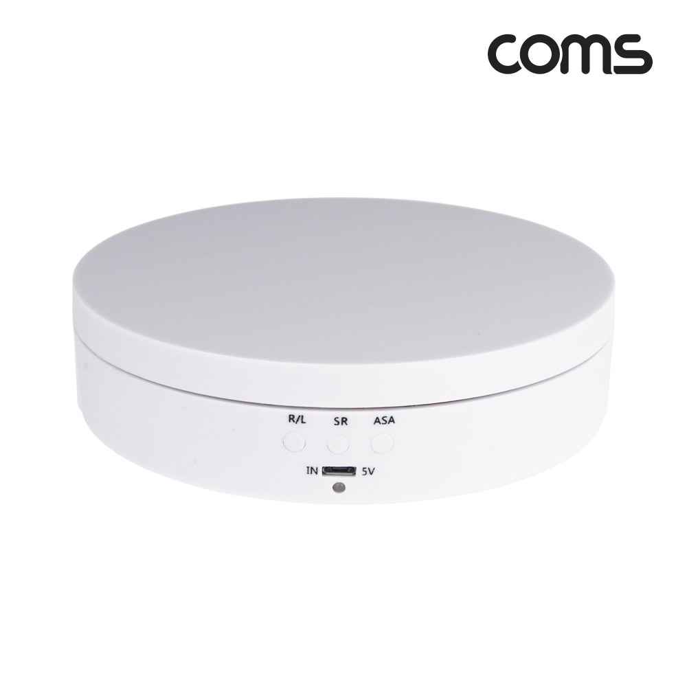 Coms 원형 회전 스탠드 진열대 진열판 전시 테이블 거울 미러 반사 배경지 14cm