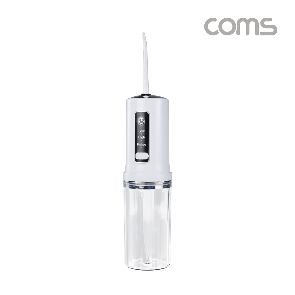 Coms 휴대용 구강세척기 충전식 치간 치아 세정기 워터칫솔