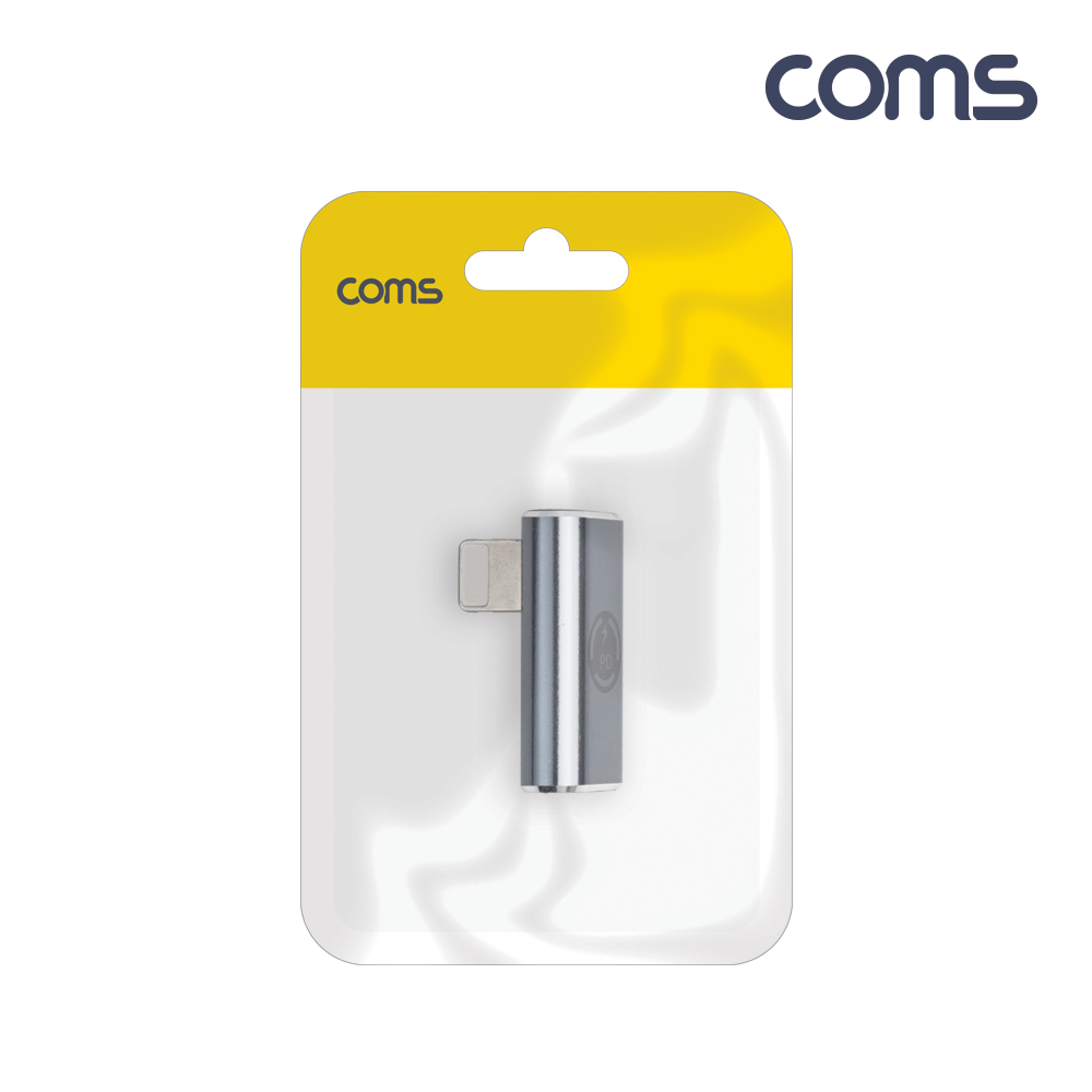 Coms USB 3.1 Type C 젠더 C타입 to 8핀 iOS 8Pin PD충전 상하좌우 꺾임