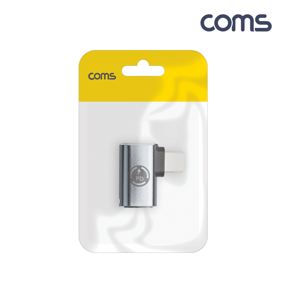 Coms USB 3.1 Type C 젠더 C타입 to 8핀 iOS 8Pin PD충전 좌우꺾임