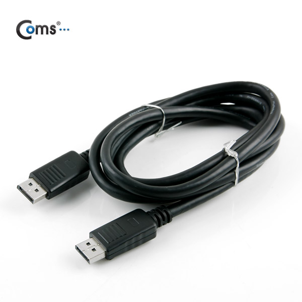 Coms 디스플레이 포트(V 1.2) 케이블 2M, 4K 해상도/DP/DisplayPort