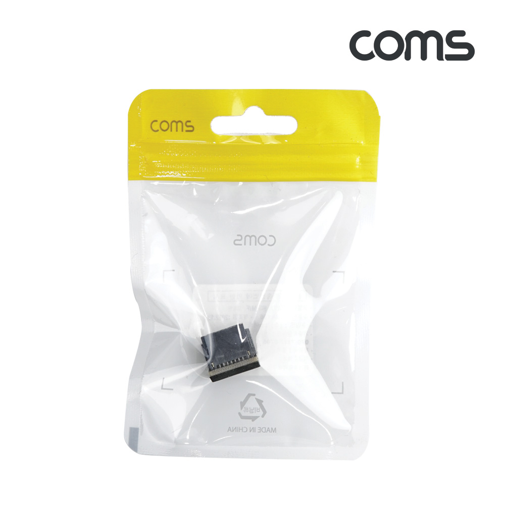Coms SATA 젠더 MF 180도 꺾임형