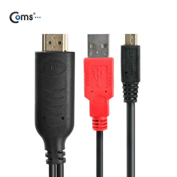 Coms MyDP (Slimport) to HDMI 케이블 2M, 검정 (G2/G3 지원)