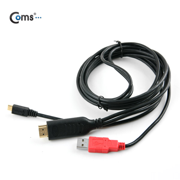 Coms MyDP (Slimport) to HDMI 케이블 2M, 검정 (G2/G3 지원)