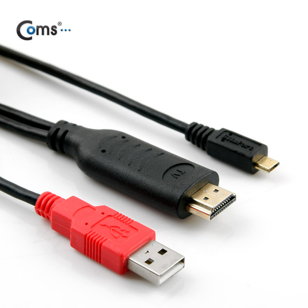 Coms MyDP (Slimport) to HDMI 케이블 2M, 검정 (G2/G3 지원)
