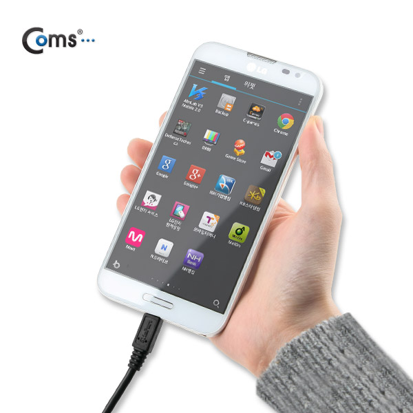 Coms MyDP (Slimport) to HDMI 케이블 2M, 검정 (G2/G3 지원)