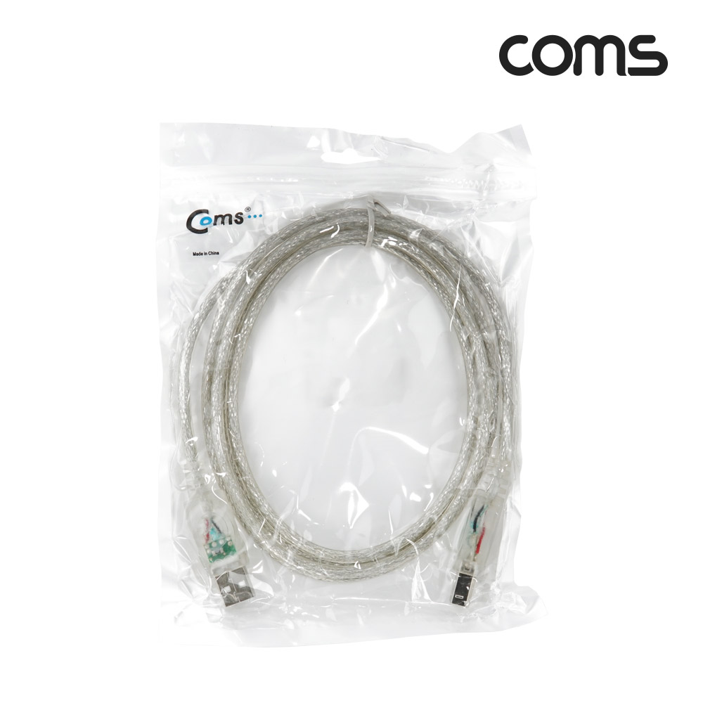 Coms USB LED 케이블(청색)/ A/B