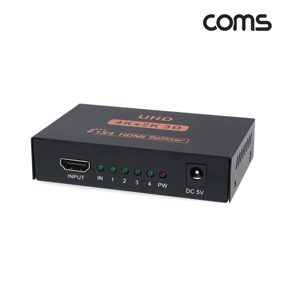 Coms HDMI 분배기 1:4 4K@30Hz 3840x2160 UHD