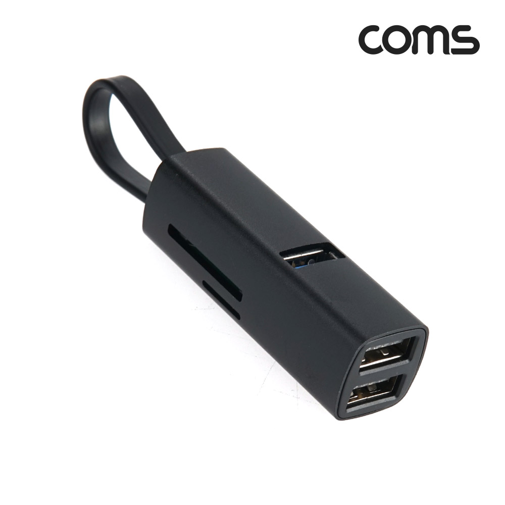 Coms USB Type C 멀티허브 3포트 5IN1 C타입 컨버터 카드리더기 USB3.0 USB2.0 SD카드 TF카드 MicroSD