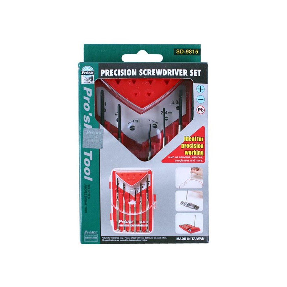 PROKIT (SD-9815) 드라이버 세트(6PCS) 정밀 십자 일자