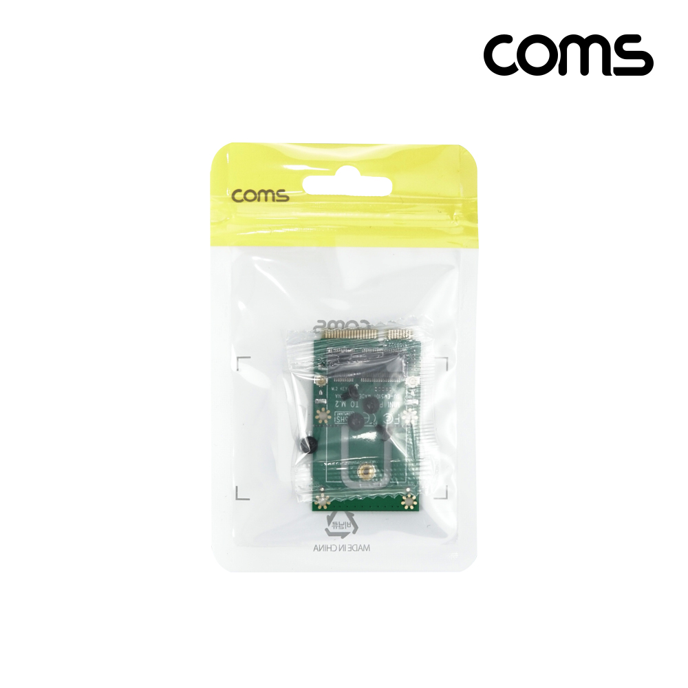 Coms Mini PCIe 어댑터 M.2 NGFF Key 변환 와이파이 WiFi 블루투스 모듈
