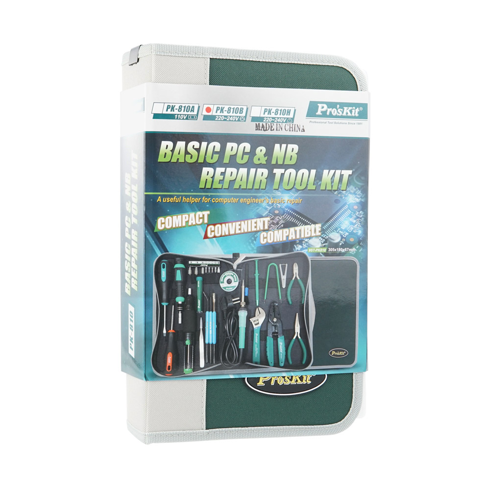 PROKIT (PK-810B) 전기/전자 작업용 키트 작업툴 공구 세트