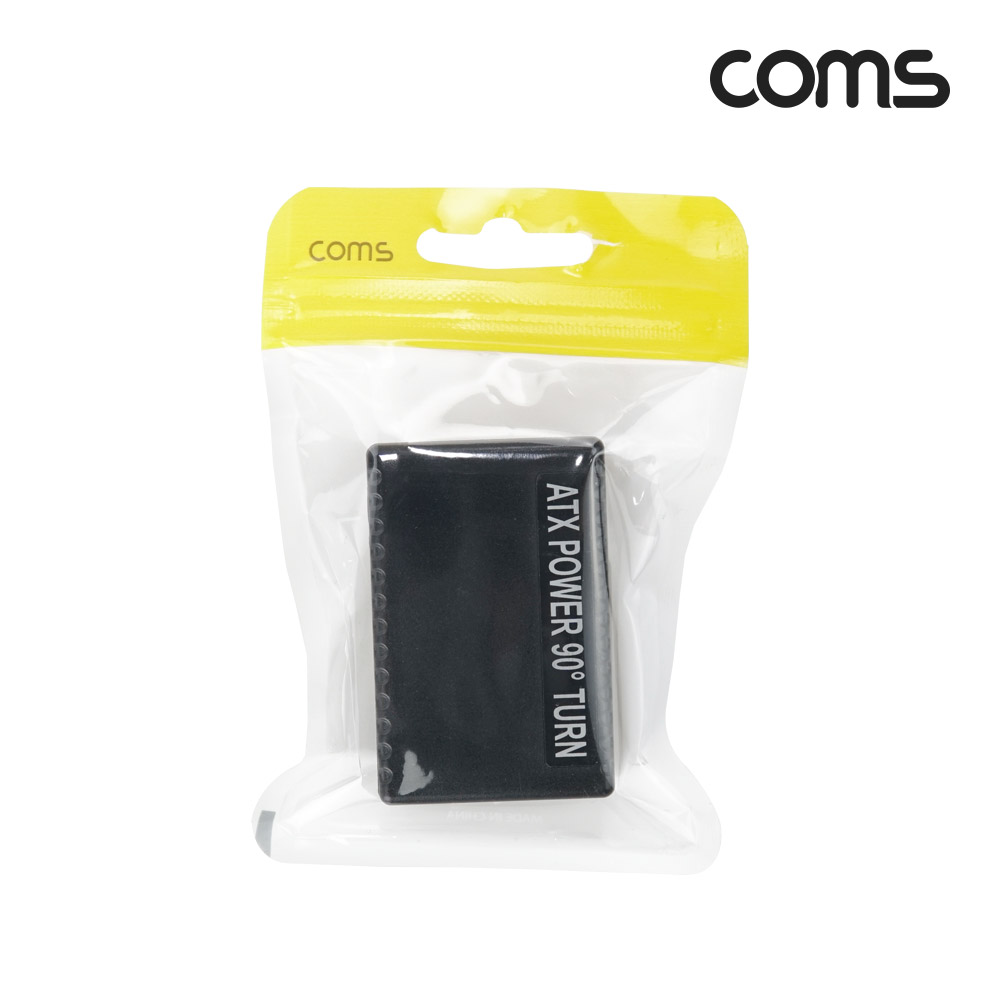 Coms ATX 전원 연장 젠더 메인보드 마더보드 90도 꺾임(꺽임) 24P