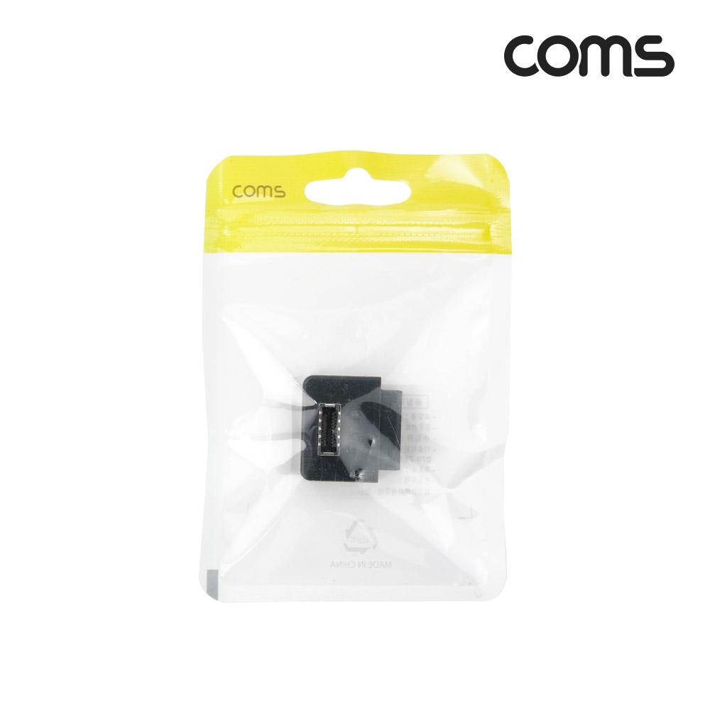 Coms USB 3.0 19핀/20핀 to USB 3.1 Type E 꺾임 젠더 B타입 F/F 메인보드 마더보드