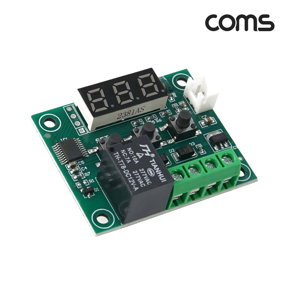 Coms 디지털 온도조절 스위치 모듈 DC 12V
