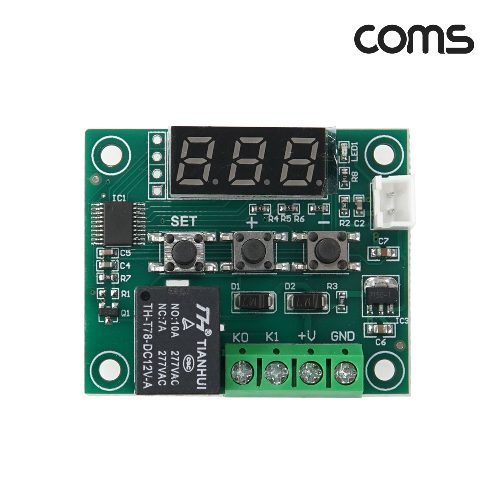 Coms 디지털 온도조절 스위치 모듈 DC 12V