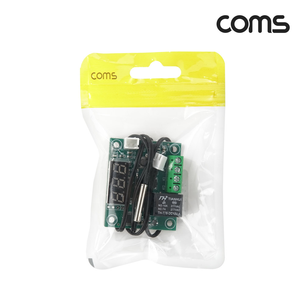 Coms 디지털 온도조절 스위치 모듈 DC 12V