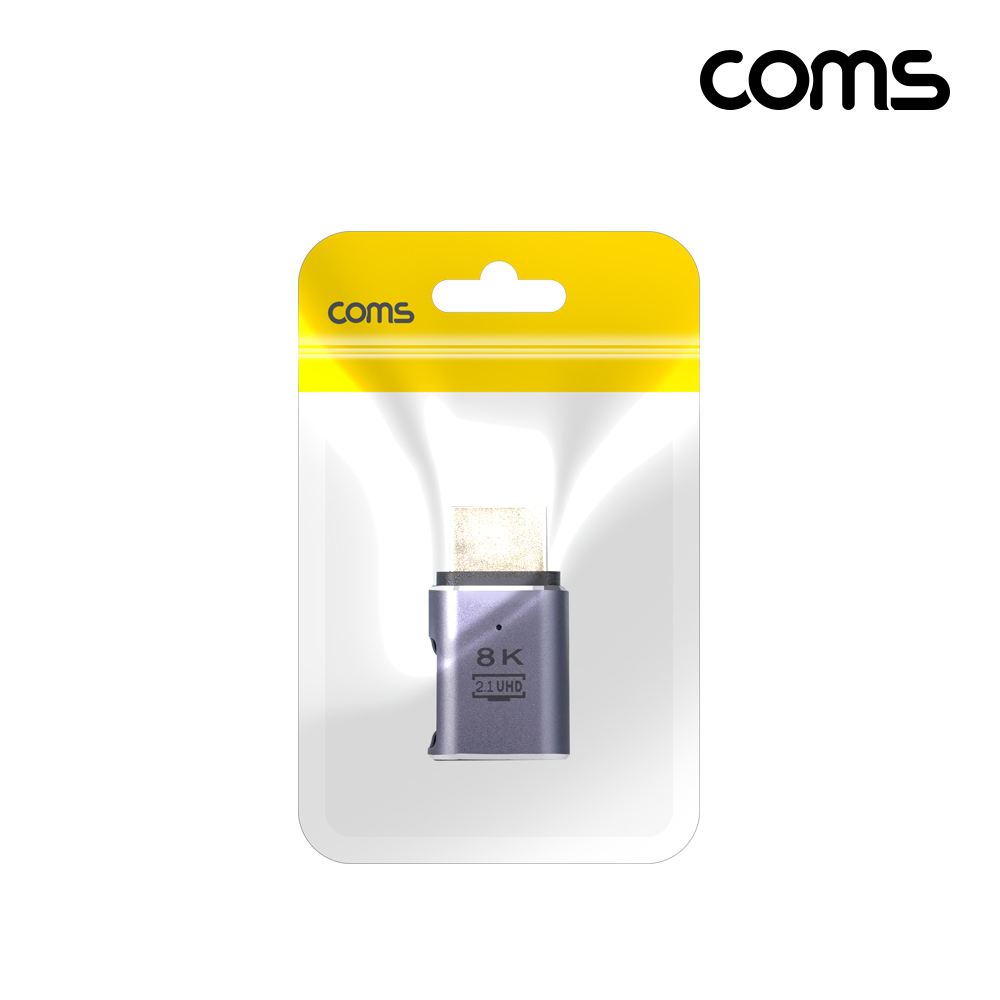 Coms HDMI 젠더 2.1 8K@60Hz UHD 연장젠더 MF 우향