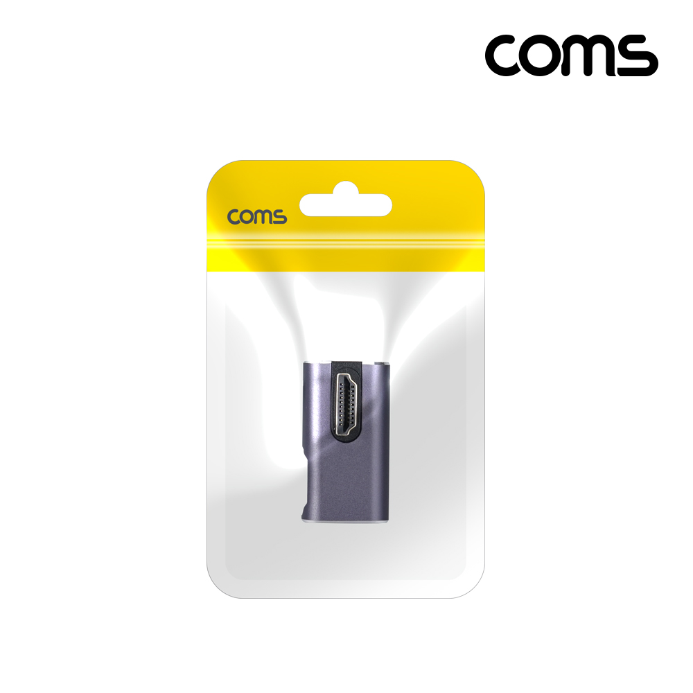 Coms HDMI 젠더 2.1 8K@60Hz UHD 연장젠더 MF 좌상향