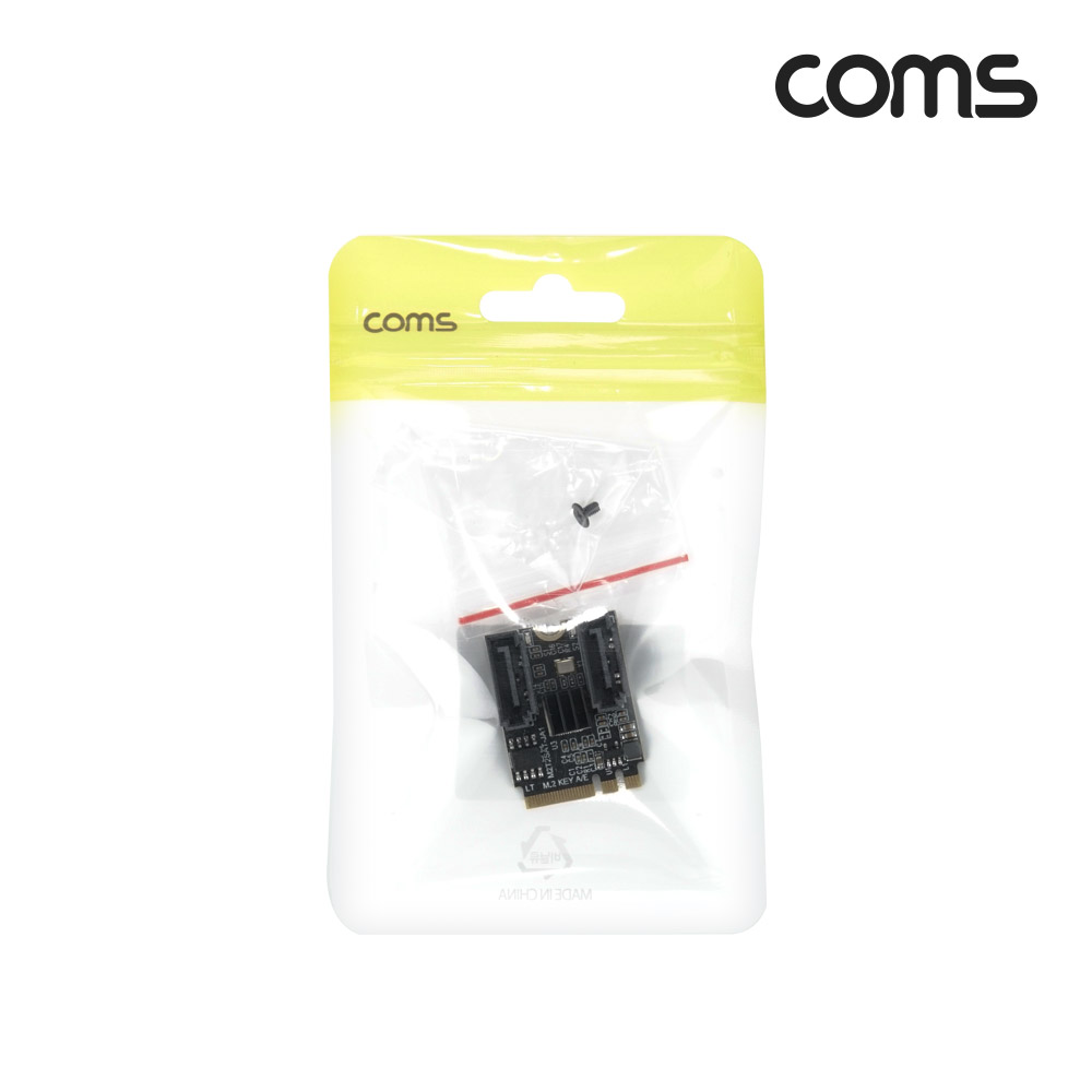 Coms M.2 WiFi A Key E Key to 듀얼 SATA 컨버터 2Port 2포트 메인보드 하드