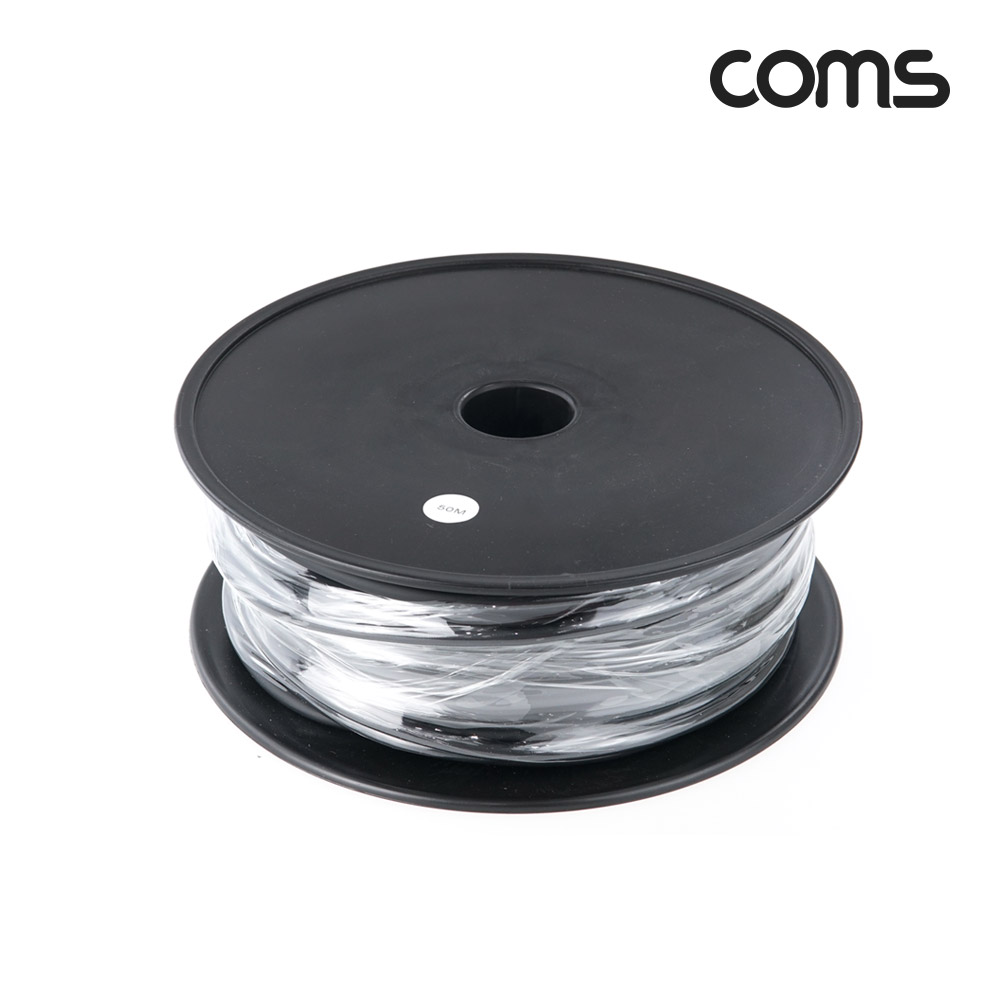 Coms HDMI 2.1 AOC 리피터 광케이블 50M 8K@60Hz 4K@120Hz 48Gbps Optical+Coaxial
