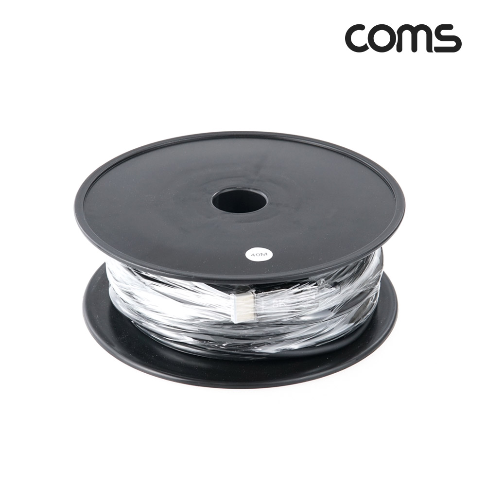 Coms HDMI 2.1 AOC 리피터 광케이블 40M 8K@60Hz 4K@120Hz 48Gbps Optical+Coaxial