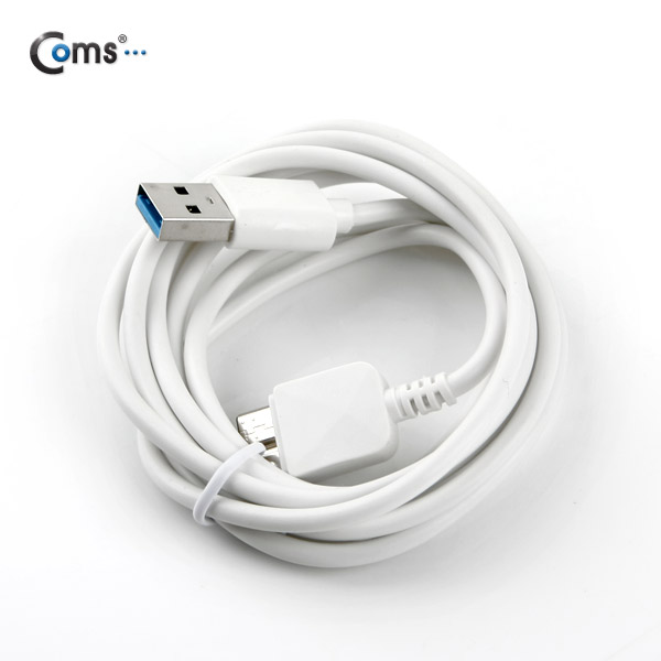 Coms 노트3용/Micro USB(B) 케이블(Box), white