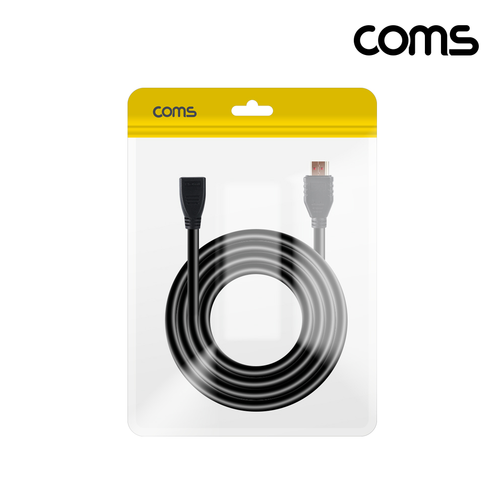 Coms HDMI V2.1 연장 케이블 8K@60Hz UHD 2m