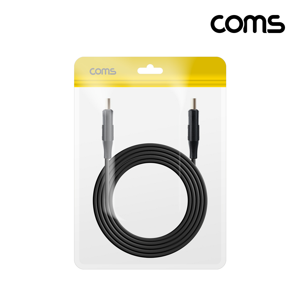 Coms HDMI V2.1 케이블 8K@60Hz UHD 2m 플랫 타입