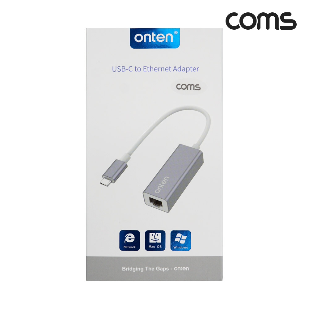 Coms C타입 to RJ45 유선랜카드 100Mbps