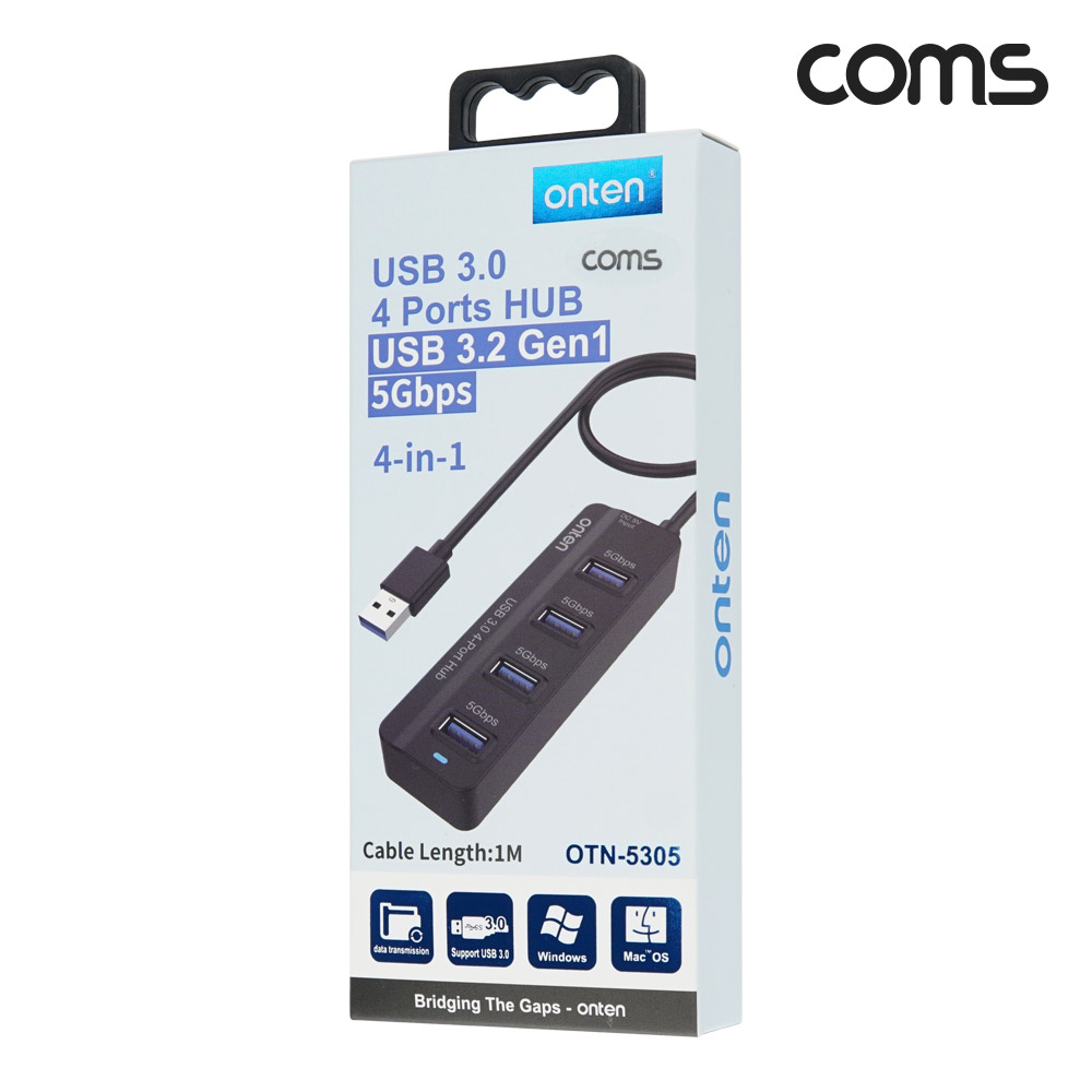 Coms USB3.0 허브 4포트
