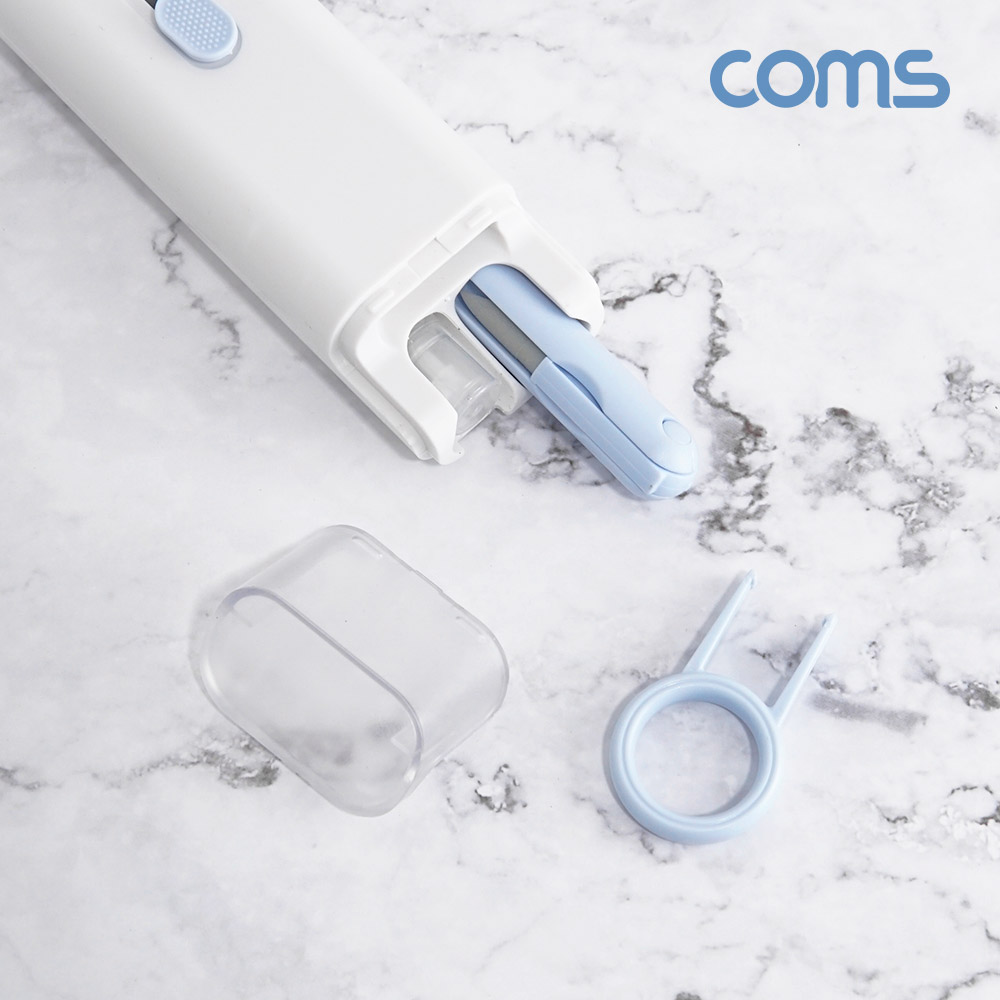 Coms 키보드 이어폰 클리닝 멀티 브러시 클리너 다용도 브러쉬 먼지제거 청소솔 휴대용 자판