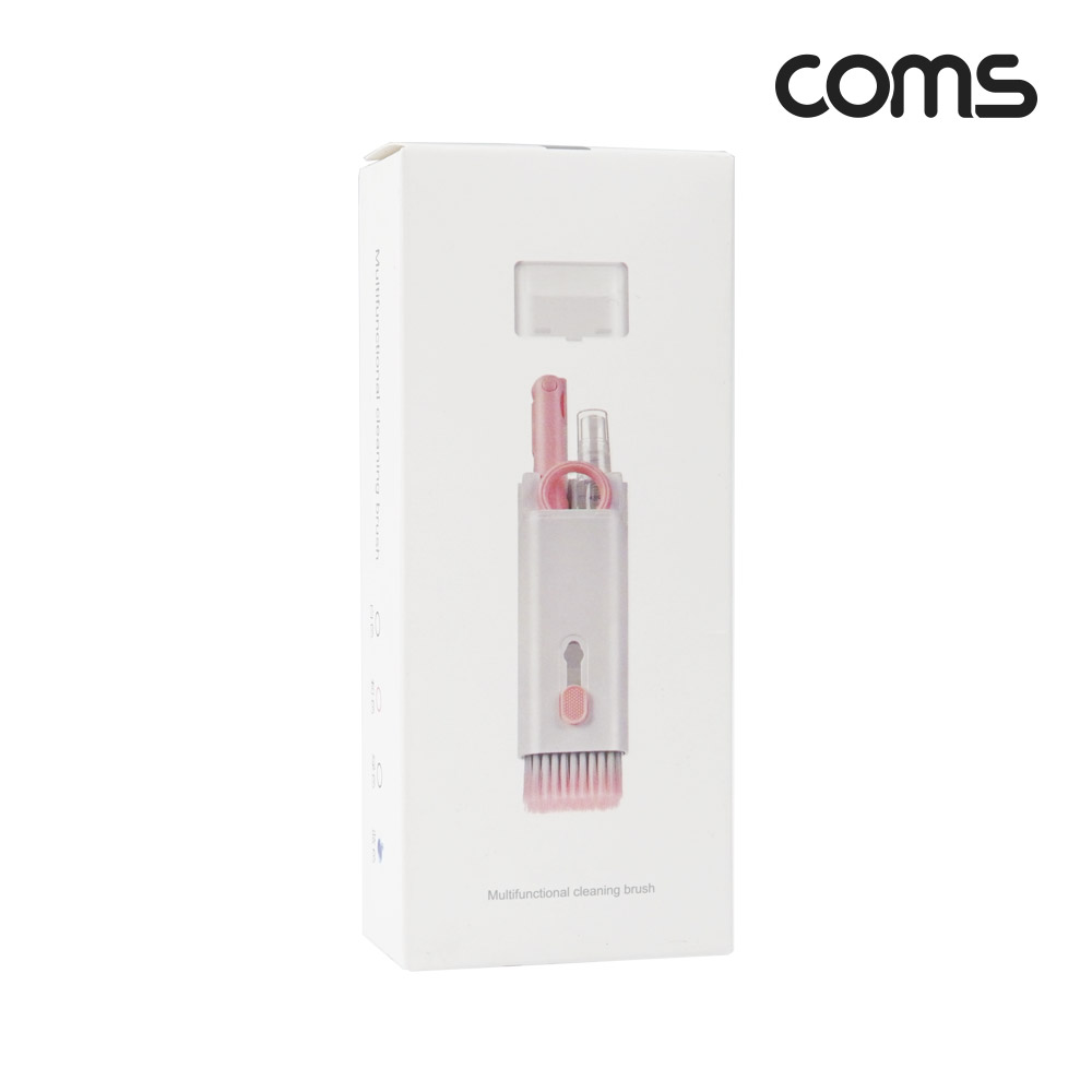 Coms 키보드 이어폰 클리닝 멀티 브러시 클리너 다용도 브러쉬 먼지제거 청소솔 휴대용 자판