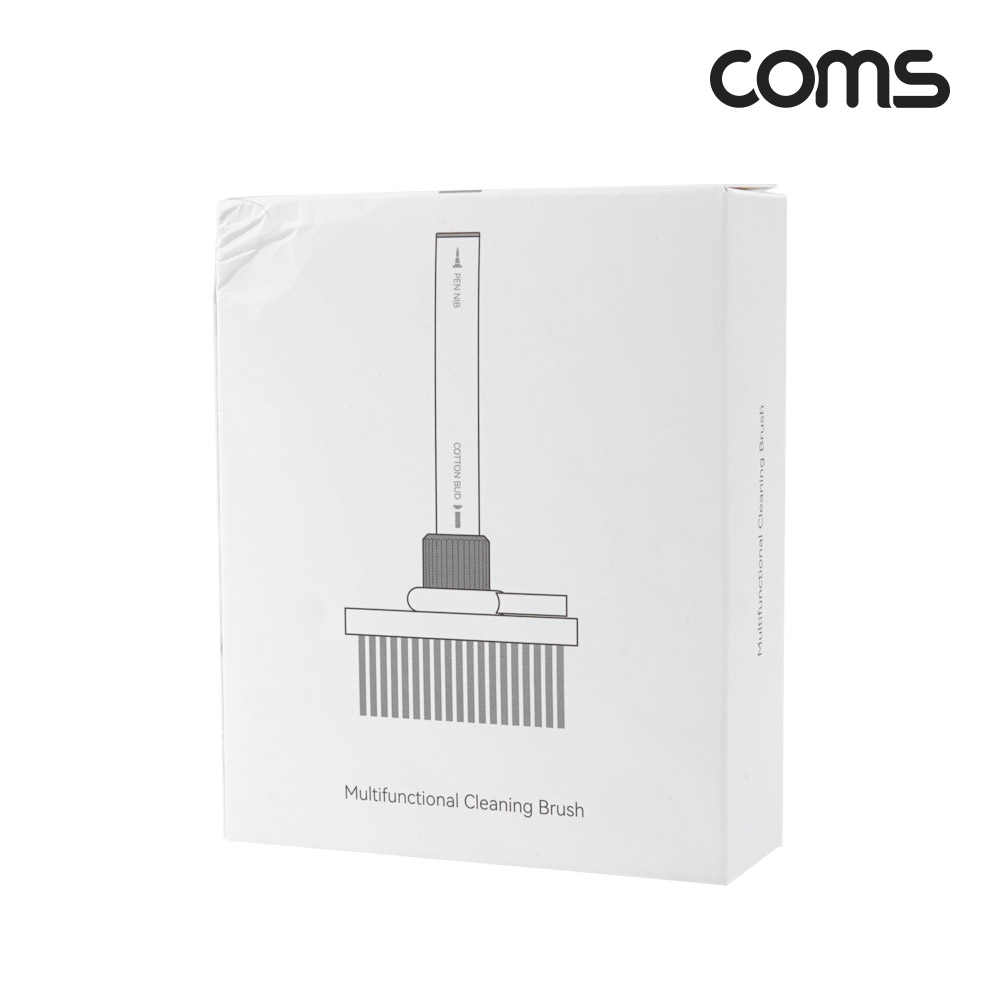 Coms 키보드 이어폰 클리닝 멀티 브러시 클리너 다용도 브러쉬 먼지제거 청소솔 휴대용 자판