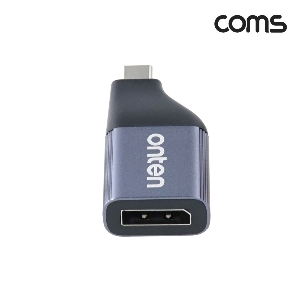 Coms USB Type C to DP 컨버터 변환 젠더 C타입 DisplayPort 디스플레이포트 8K@60Hz UHD 4K@120Hz
