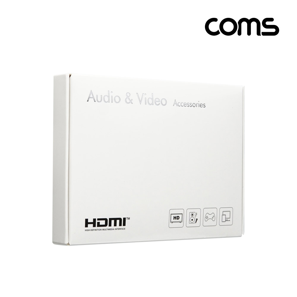 Coms HDMI 분배기 1:2 8K@60Hz 4K@120Hz HDR UHD 화면 EDID 다운스케일