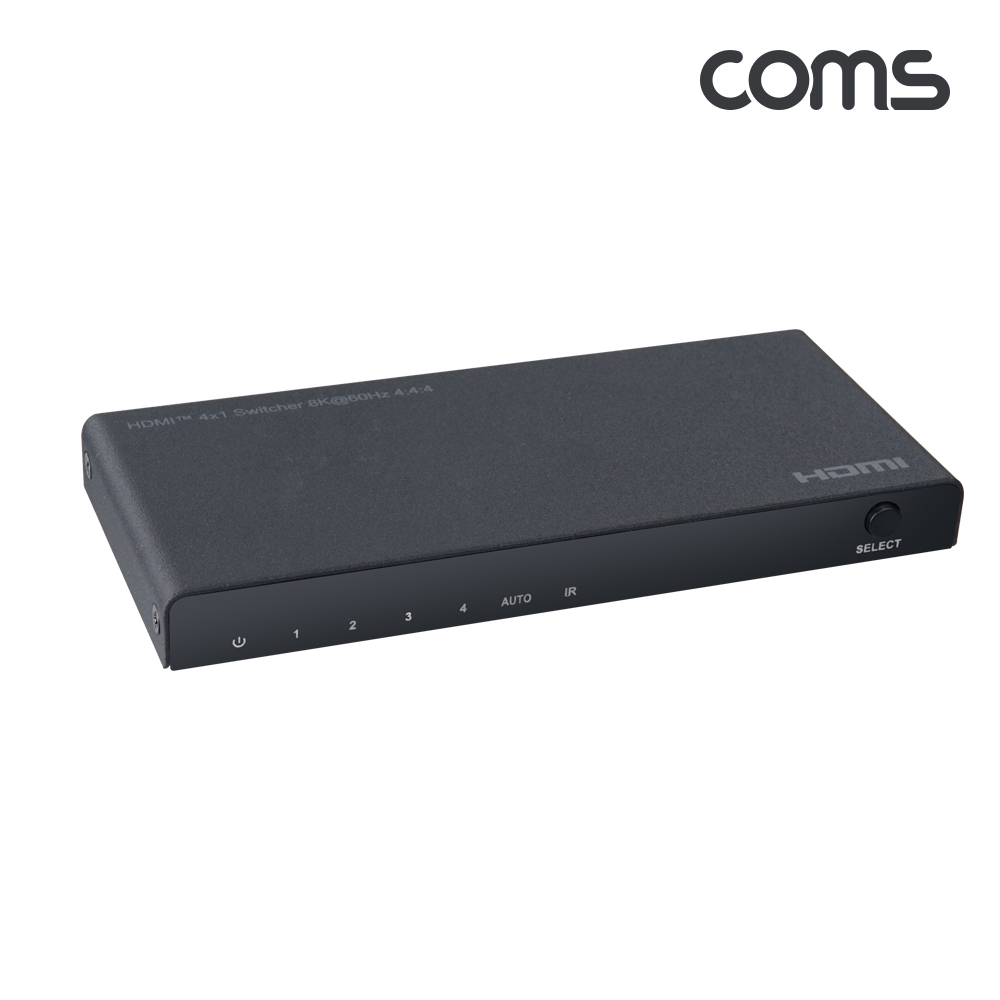 Coms HDMI 선택기 1:4 8K@60Hz 4K@120Hz HDR UHD 화면 리모컨