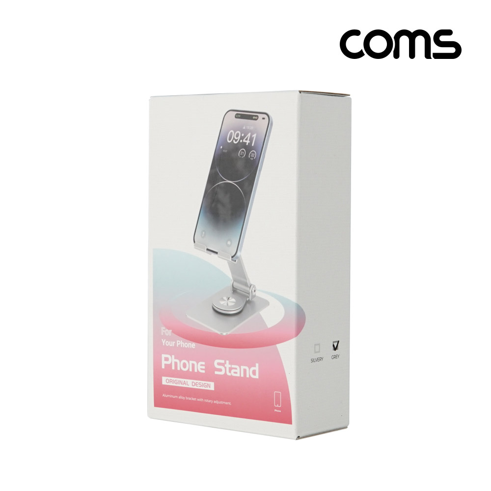 Coms 스마트폰 스탠드 거치대 상하좌우 360도 회전