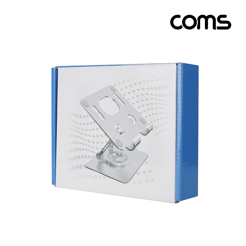 Coms 태블릿 노트북 스탠드 거치대 상하좌우 360도 회전