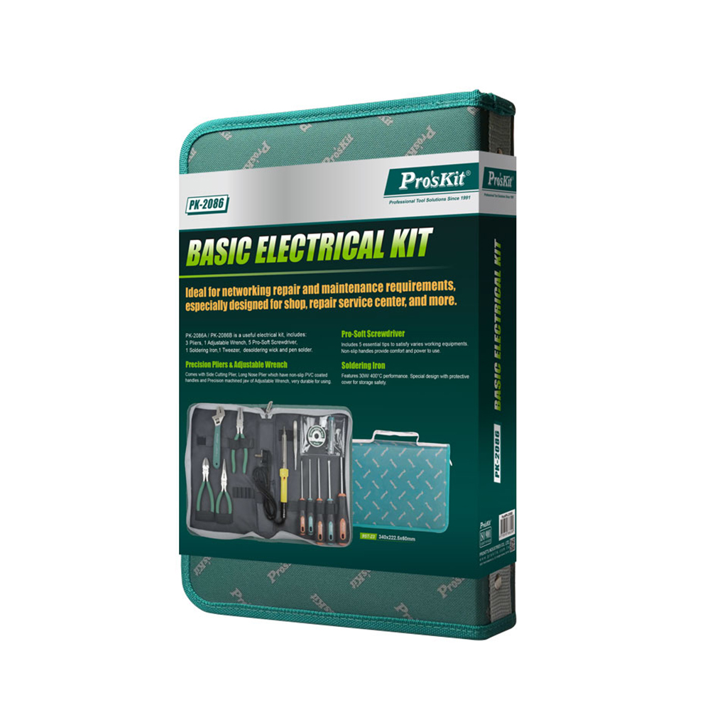 PROKIT(PK-2086B) 일반 전기작업용 공구 세트