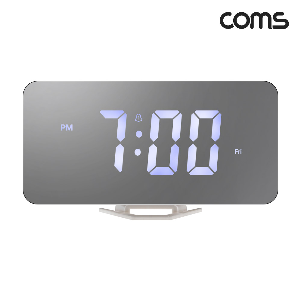 Coms 미러 LED 디지털 시계