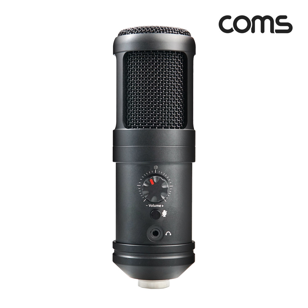 Coms USB 콘덴서 마이크 스탠드 1인미디어방송 녹음
