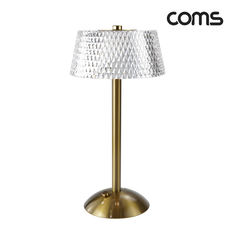 Coms 크리스탈 테이블 LED 램프 무선 감성 인테리어