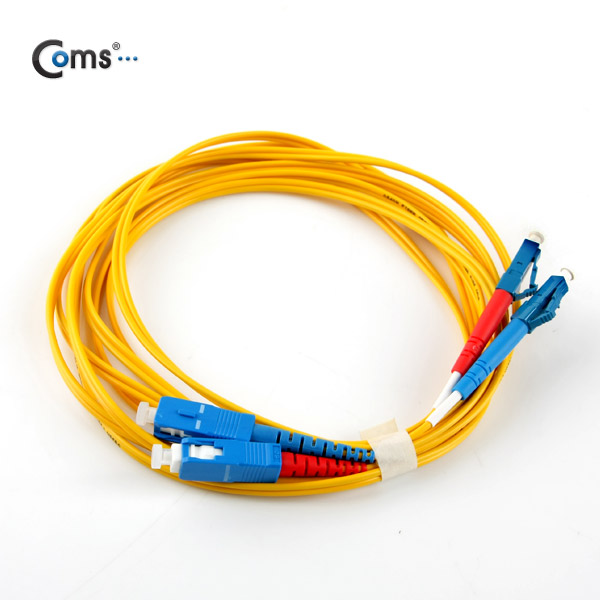 Coms 광패치코드 (S/M SC-LC DP), 10M