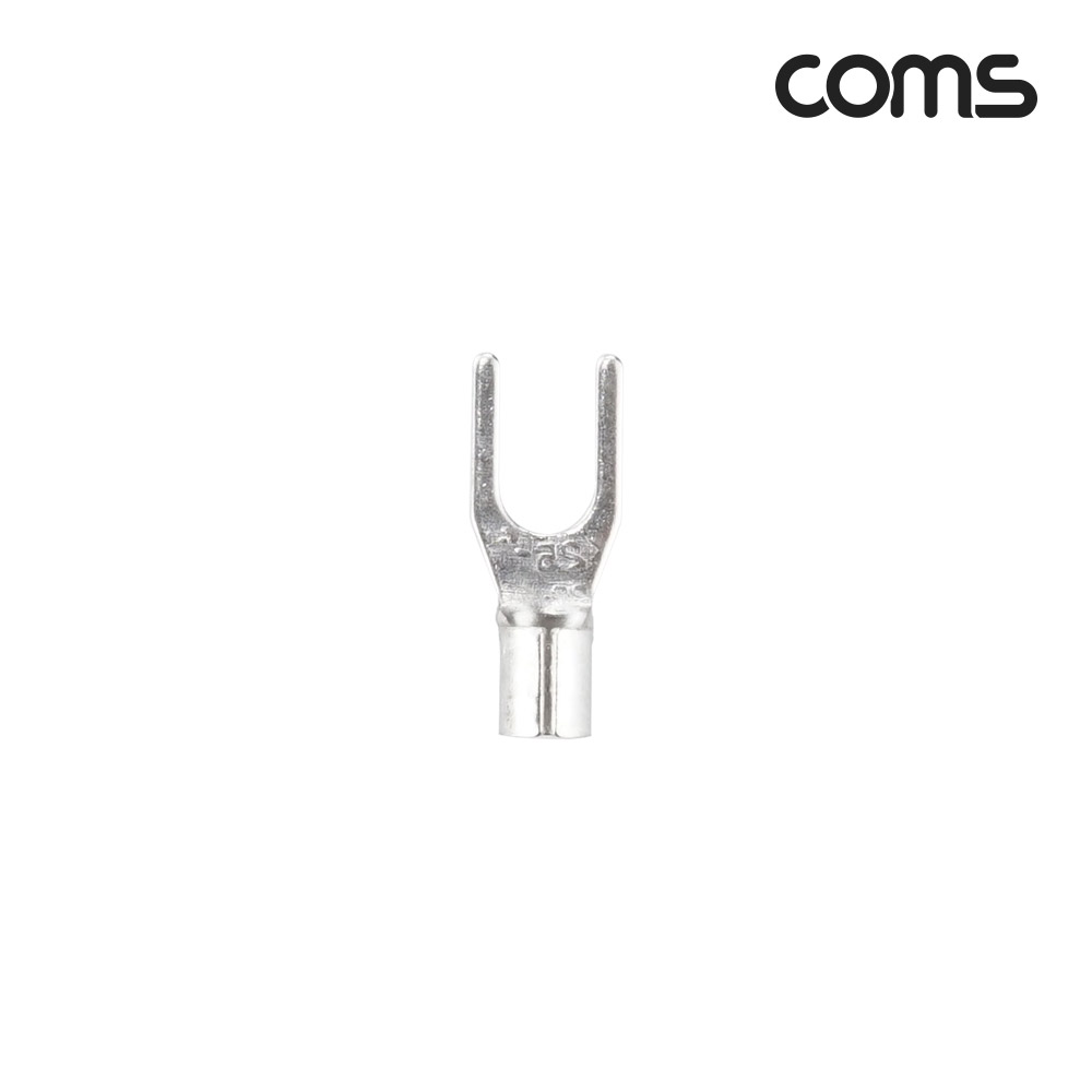 Coms 전선 스피커선 끝단 단자 Y형 수축튜브 10개입 SNB1.25-3