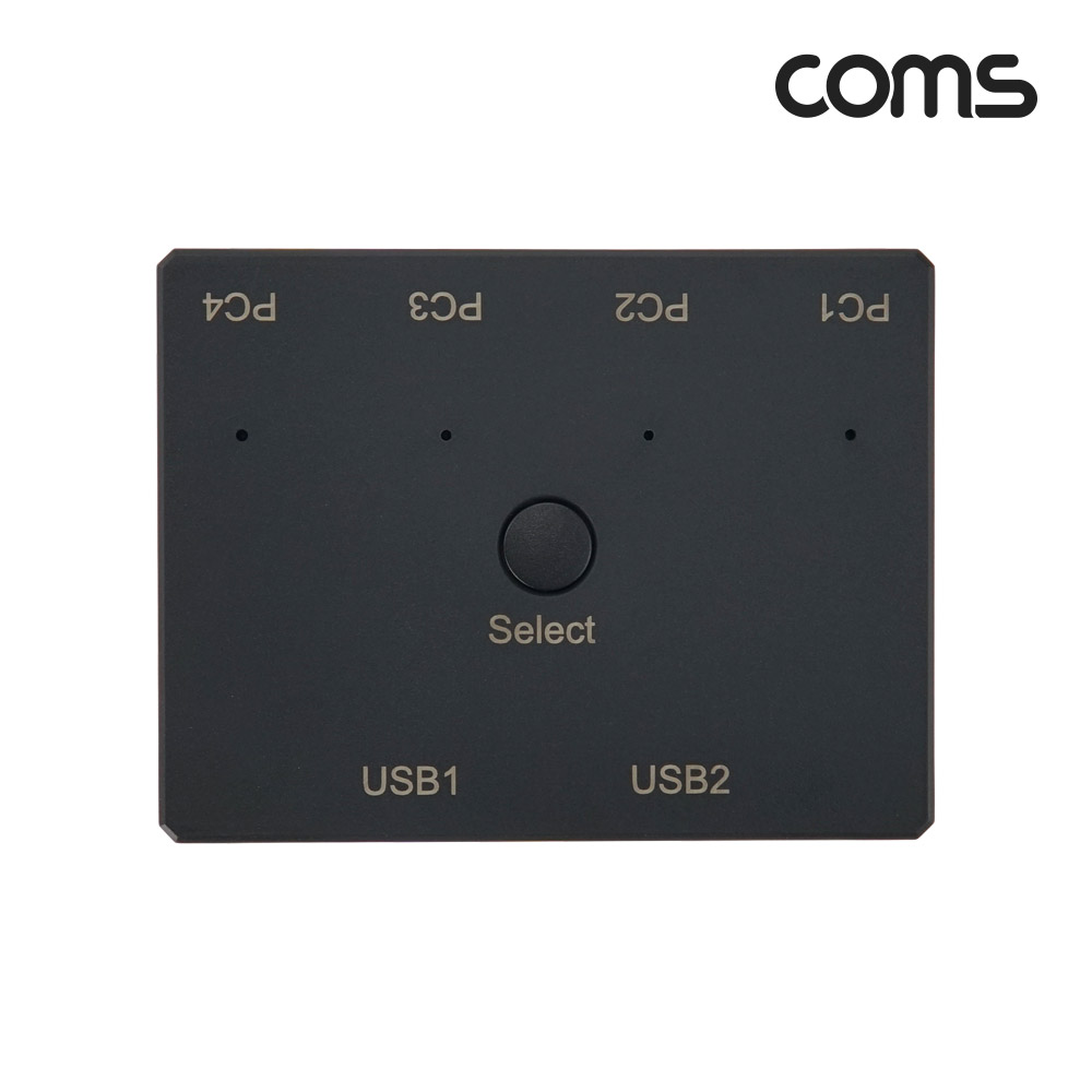 Coms USB 2.0 선택기 2:4 수동 스위치