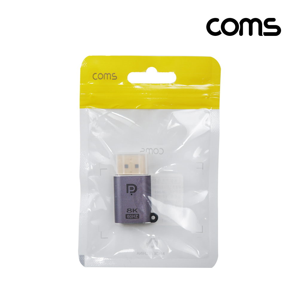 Coms Mini DP to DP 컨버터 변환 젠더 미니 DisplayPort 디스플레이포트 8K@60Hz UHD 4K@120Hz