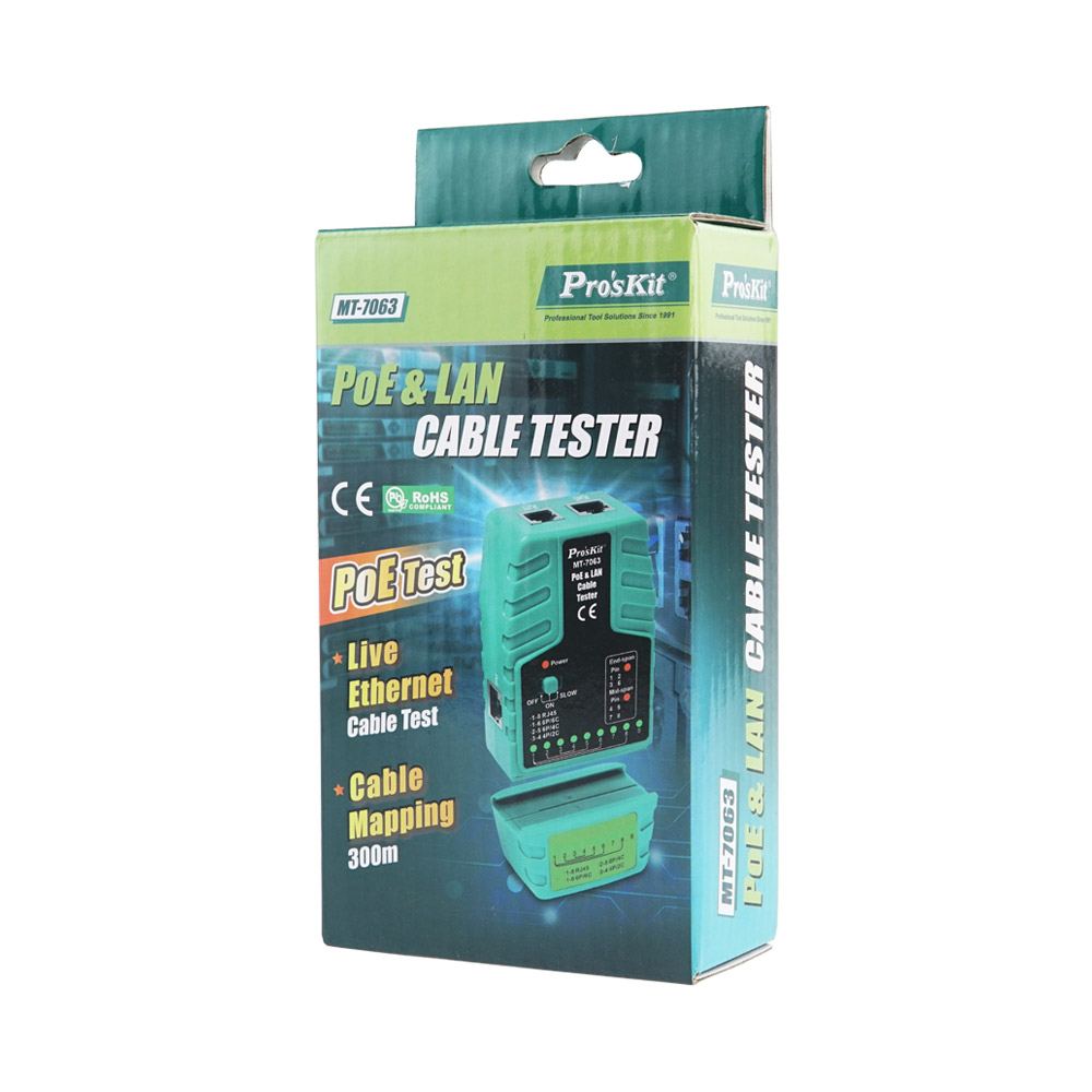 PROKIT (MT-7063) PoE & LAN 케이블 테스터기