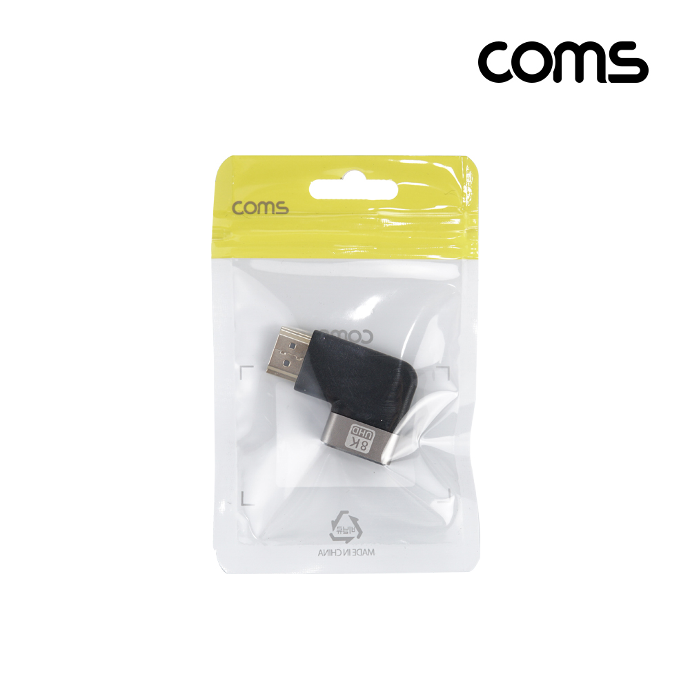Coms HDMI 연장 꺾임 젠더 MF 8K 60Hz 2.1 UHD
