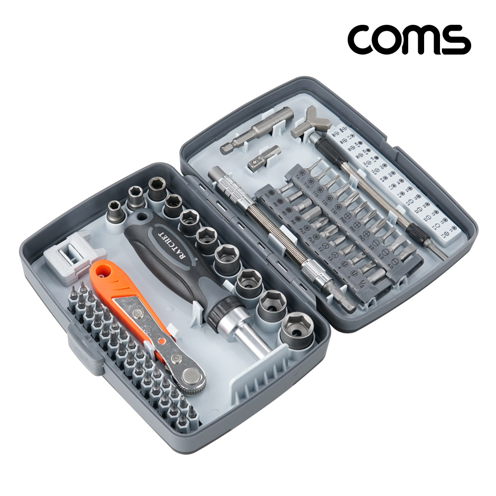 Coms 드라이버 세트 68 in 1 렌치